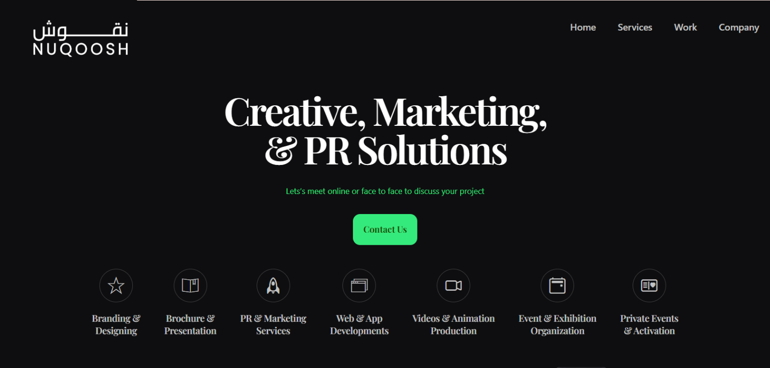 Nuqoosh website